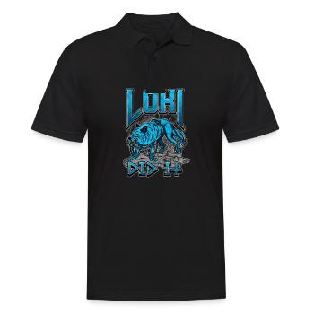 Norse Viking Mythology Design for Viking Warriors - Männer Poloshirt - Schwarz - Vorne - Kai (181cm)