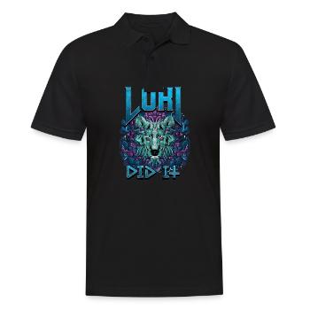 Conception de la mythologie viking nordique pour les guerriers vikings - Polo Homme - noir - Devant - Kai (181cm)