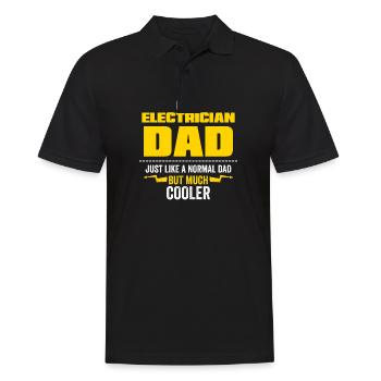 I'm A Electrician Dad Just Like Normal Dad - Polo Homme - noir - Devant - Kai (181cm)