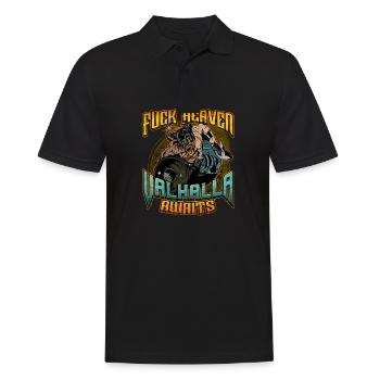 Norse Viking Mythology Design for Viking Warriors - Männer Poloshirt - Schwarz - Vorne - Kai (181cm)