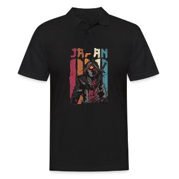 Japon Samouraï Ninja Warrior - Polo Homme - noir - Devant - Kai (181cm)