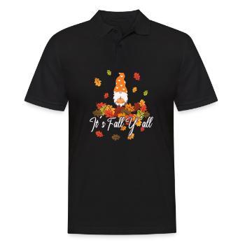 Elves Lovers Thanksgiving Fall - Men's Polo Shirt - black - Front - Kai (181cm)