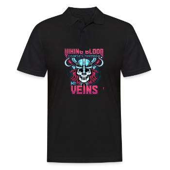 Conception de la mythologie viking nordique pour les guerriers vikings - Polo Homme - noir - Devant - Kai (181cm)