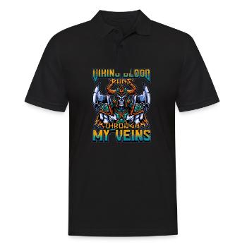 Conception de la mythologie viking nordique pour les guerriers vikings - Polo Homme - noir - Devant - Kai (181cm)
