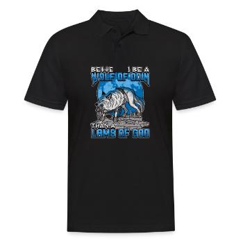 Norse Viking Mythology Design for Viking Warriors - Männer Poloshirt - Schwarz - Vorne - Kai (181cm)