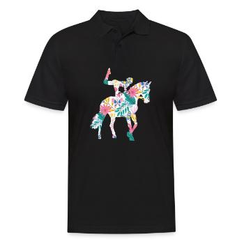 Voûte Volti Voûte Chevaux Chevaux Filles - Polo Homme - noir - Devant - Kai (181cm)