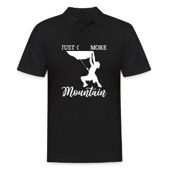 Bloc - Juste un randonneur de montagne de plus - Polo Homme - noir - Devant - Kai (181cm)