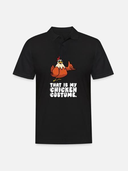 This Is My Chicken Costume - Men's Polo Shirt - black