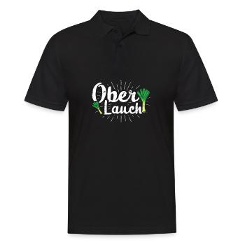 Lauch Kostüm Bodybuilding Satire Gym Jga - Männer Poloshirt - Schwarz - Vorne - Kai (181cm)