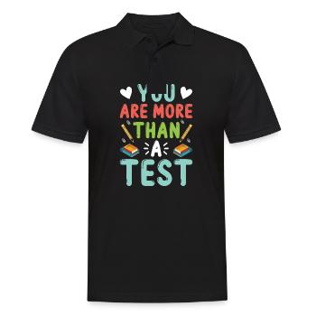 Test Day Kids - Je crois en vous Vous Avez Ceci - Polo Homme - noir - Devant - Kai (181cm)