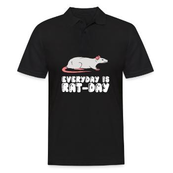 Every day is council day - Men's Polo Shirt - black - Front - Kai (181cm)