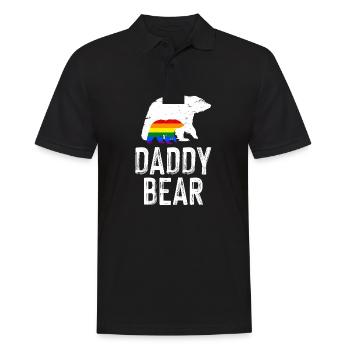 LGBT Rainbow Gay Pride Homo Lesbienne Gay - Polo Homme - noir - Devant - Kai (181cm)