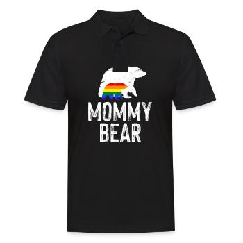 LGBT Rainbow Gay Pride Homo Lesbienne Gay - Polo Homme - noir - Devant - Kai (181cm)