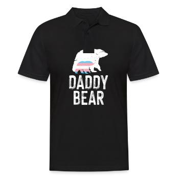 LGBT Rainbow Gay Pride Homo Lesbian Gay - Men's Polo Shirt - black - Front - Kai (181cm)