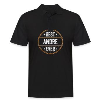 Best Andre Ever Vorname Name Geschenk - Männer Poloshirt - Schwarz - Vorne - Kai (181cm)