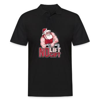 Christmas Workout Design for a Xmas Lifter Lover - Men's Polo Shirt - black - Front - Kai (181cm)