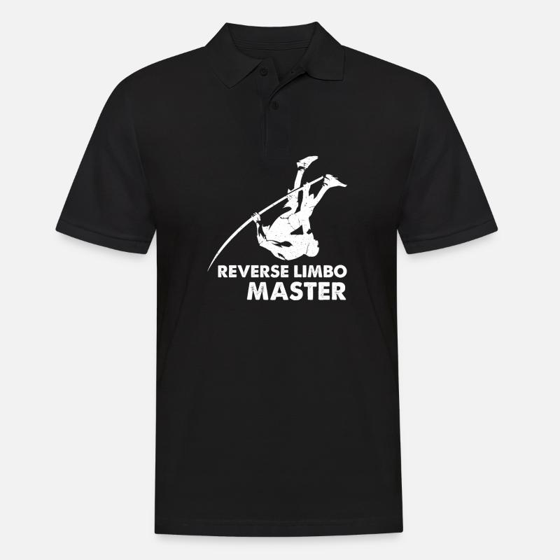 Saut à la perche backward limbo Master - Polo Homme - noir