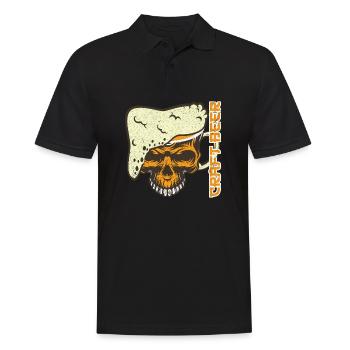 Craft Beer - Men's Polo Shirt - black - Front - Kai (181cm)