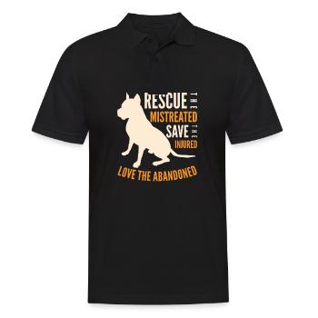 Amateurs de pitbull - Polo Homme - noir - Devant - Kai (181cm)