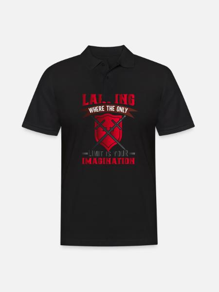 Larp Larper Larping Live Action Rollenspiel - Männer Poloshirt - Schwarz