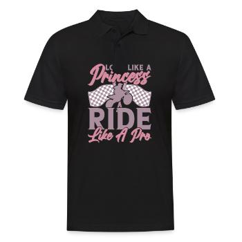 Motocross Filles Motocross Tout-terrain Dirt Bike - Polo Homme - noir - Devant - Kai (181cm)