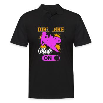 Motocross - Polo Homme - noir - Devant - Kai (181cm)