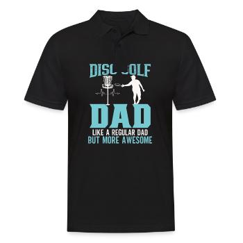 Frisbee Player Disc Golf Frisbee Competition - Polo Homme - noir - Devant - Kai (181cm)