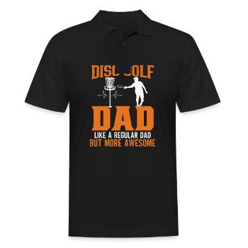Frisbee Player Disc Golf Frisbee Competition - Polo Homme - noir - Devant - Kai (181cm)