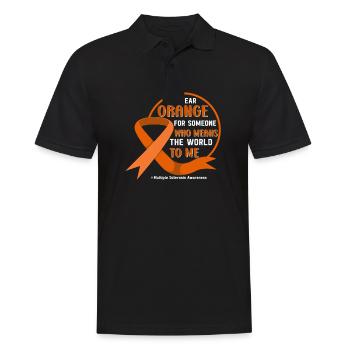 Multiple Sclerosis Awareness Day Multiple Sclerosis - Men's Polo Shirt - black - Front - Kai (181cm)