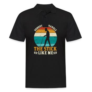 Blindness consciousness Blind by law - Men's Polo Shirt - black - Front - Kai (181cm)