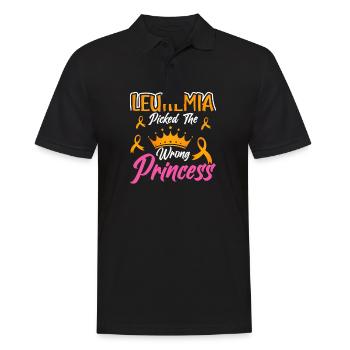 Leukemia Awareness Month Leukemia Survivor - Men's Polo Shirt - black - Front - Kai (181cm)