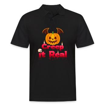 Costume d’Halloween Fête d’Halloween - Polo Homme - noir - Devant - Kai (181cm)