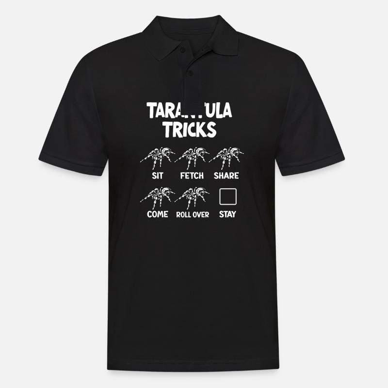 Tarentule éleveur araignée propriétaire tarentule - Polo Homme - noir