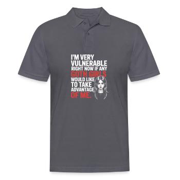 Goth Girl Sarcastic Goth Mommy Quote - Männer Poloshirt - Anthrazit - Vorne - Nico (186cm)