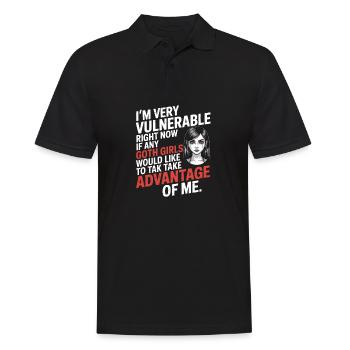 Goth Girl Sarcastic Goth Mommy Quote - Men's Polo Shirt - black - Front - Kai (181cm)