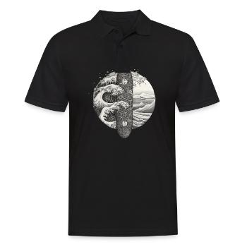 Surf Live Style - Polo Homme - noir - Devant - Kai (181cm)