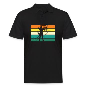Archer Tir à l’arc - Polo Homme - noir - Devant - Kai (181cm)