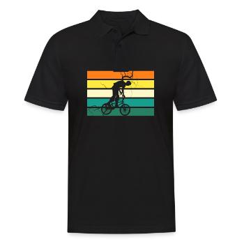 Vélo VTT - Polo Homme - noir - Devant - Kai (181cm)