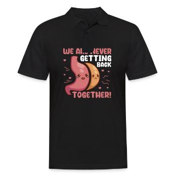 We are never getting back together - Men's Polo Shirt - black - Front - Kai (181cm)