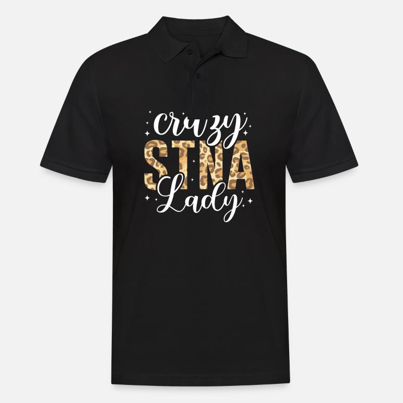 Dame folle de STNA - Polo Homme - noir