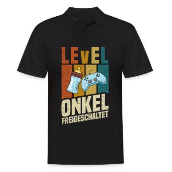 Niveau Oncle débloqué - Polo Homme - noir - Devant - Kai (181cm)