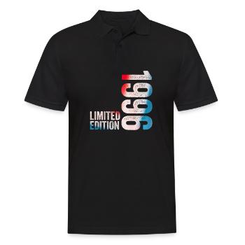1996 Birthday Gift 1996 Limited Edition - Men's Polo Shirt - black - Front - Kai (181cm)