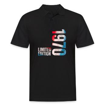 1970 Limited Edition 1970 Birthday Gift - Men's Polo Shirt - black - Front - Kai (181cm)