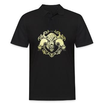 Bison Boxer - Polo Homme - noir - Devant - Kai (181cm)