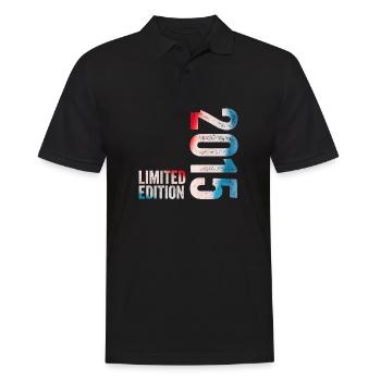 2015 Édition limitée Cadeau d’anniversaire 2015 - Polo Homme - noir - Devant - Kai (181cm)