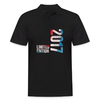 2017 Limited Edition Birthday Gift 2017 - Men's Polo Shirt - black - Front - Kai (181cm)
