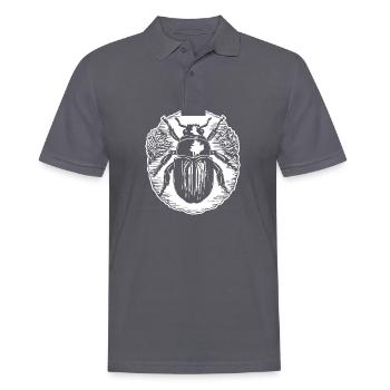 Insectes, bestioles, arthropodes - Polo Homme - charbon - Devant - Nico (186cm)