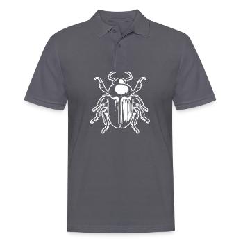 Insectes, bestioles, arthropodes - Polo Homme - charbon - Devant - Nico (186cm)
