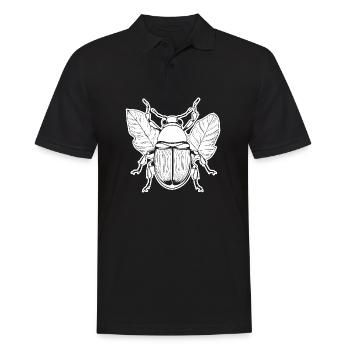 Insekten Krabbeltiere Arthropoden - Männer Poloshirt - Schwarz - Vorne - Kai (181cm)