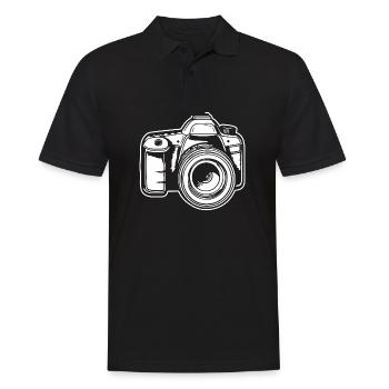 Photographer Photography Photography Camera - Men's Polo Shirt - black - Front - Kai (181cm)